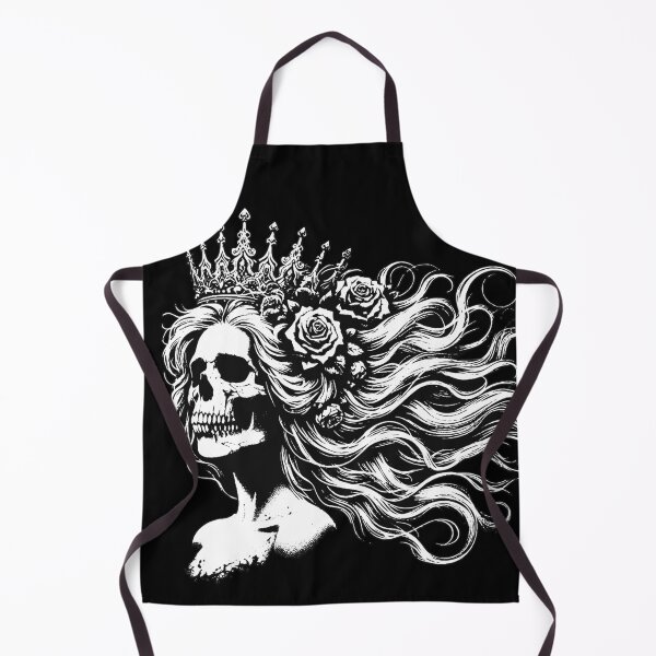 Item preview, Dark Art Skull Queens Girl Lady Rose and Crown Grunge Vintage Tattoo designed and sold by MORSPECTIVE.
