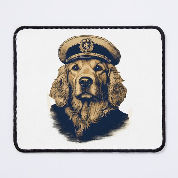 Item preview, Sailor Captain Golden Retriever designed and sold by DerSenat.
