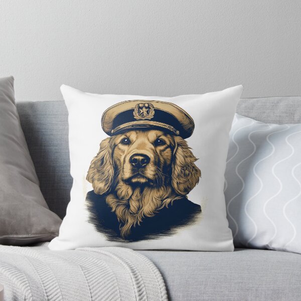 Artikelvorschau, Seemann Kapitän Golden Retriever entworfen und verkauft von DerSenat.