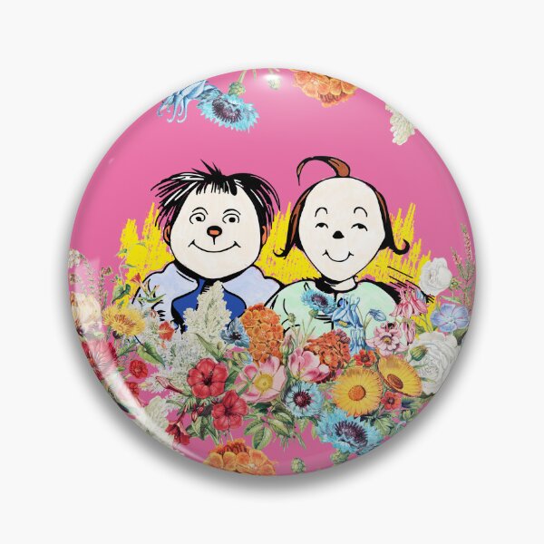 Item preview, Max and Moritz, floral pattern designed and sold by Mauswohn.