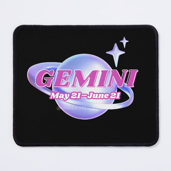 Item preview, Gemini w/ Saturn Vibes designed and sold by notastranger.