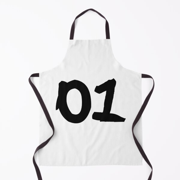 Item preview, 01, one, black, ninja designed and sold by Numbers-Art.