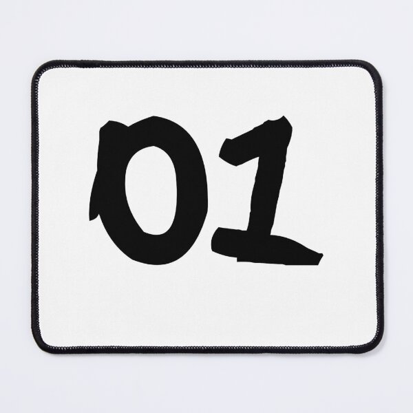 Item preview, 01, one, black, ninja  designed and sold by Numbers-Art.