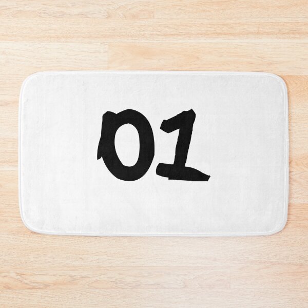 Item preview, 01, one, black, ninja  designed and sold by Numbers-Art.