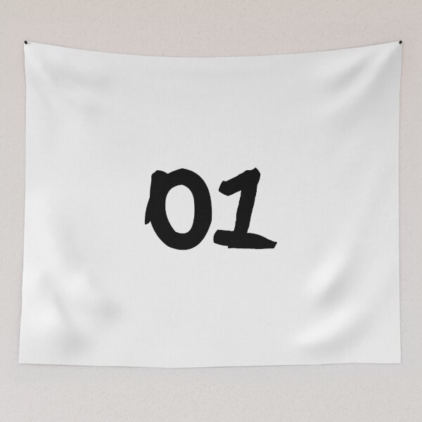 Item preview, 01, one, black, ninja  designed and sold by Numbers-Art.
