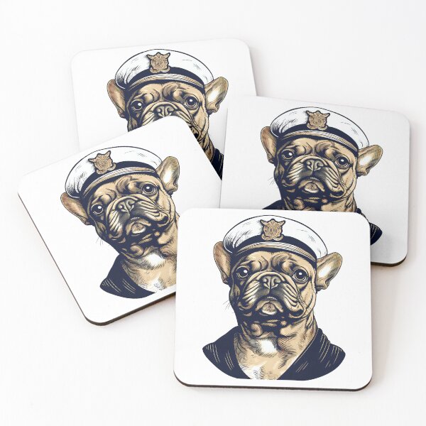 Item preview, Sailor Captain French Bulldog designed and sold by DerSenat.