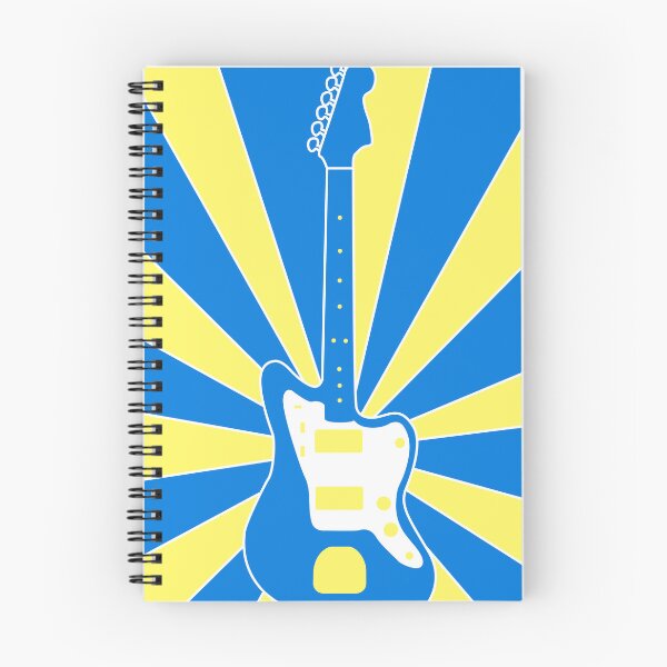 Item preview, Jazzmaster (Sunset: Blue & Yellow) designed and sold by 6tuningpegs.
