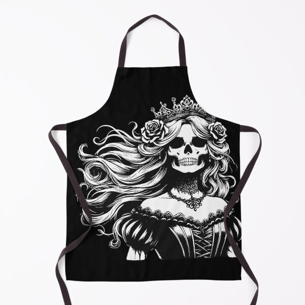 Item preview, Dark Art Skull Queens Girl Lady Rose and Crown Grunge Vintage Tattoo designed and sold by MORSPECTIVE.