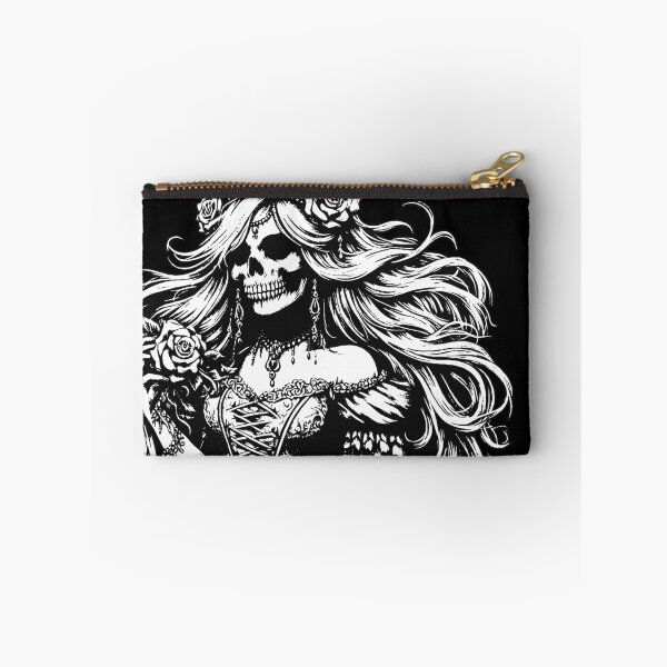 Item preview, Dark Art Skull Queens Girl Lady Rose and Crown Grunge Vintage Tattoo designed and sold by MORSPECTIVE.