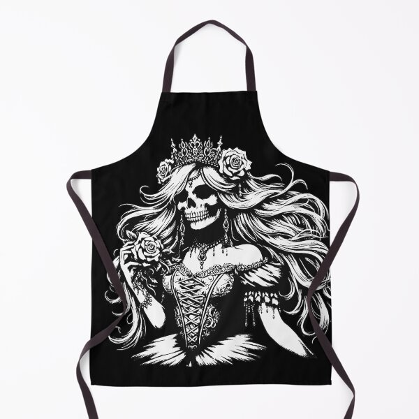 Item preview, Dark Art Skull Queens Girl Lady Rose and Crown Grunge Vintage Tattoo designed and sold by MORSPECTIVE.
