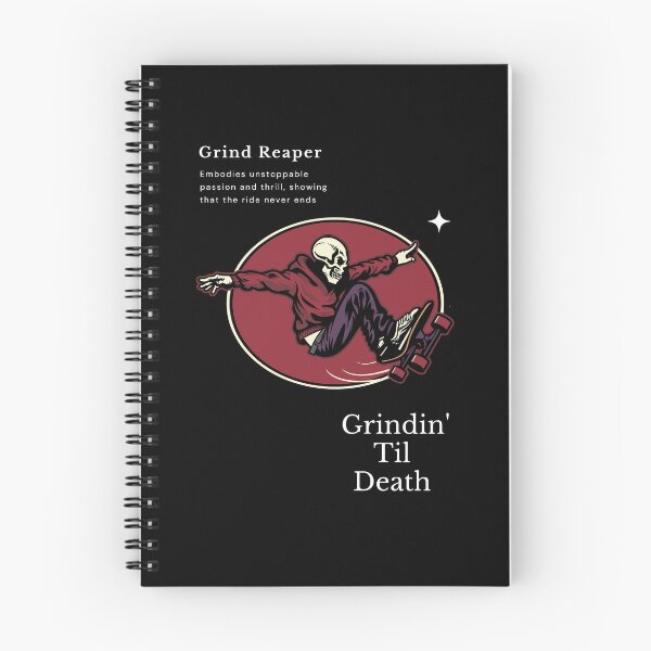 Item preview, Grind Reaper, Grindin' Til Death designed and sold by exclusivebucket.