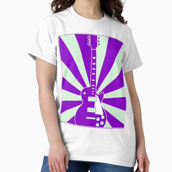 Les Paul (Sunset: Purple & Mint) Classic T-Shirt