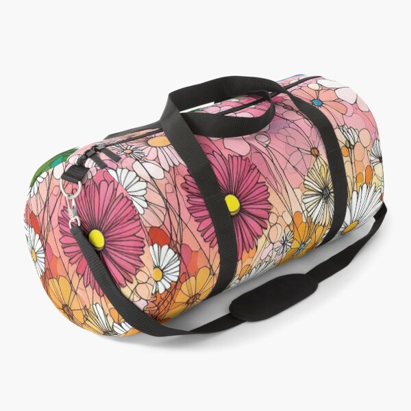 Item preview, Daisy Flowers Colorful Pink White Orage Blue on Grass designed and sold by Nanthanon.