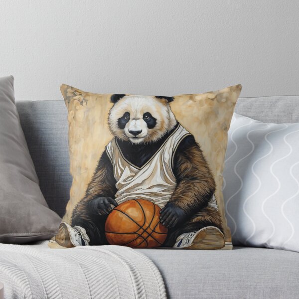 Item preview, funny panda playing basketball designed and sold by Mauswohn.