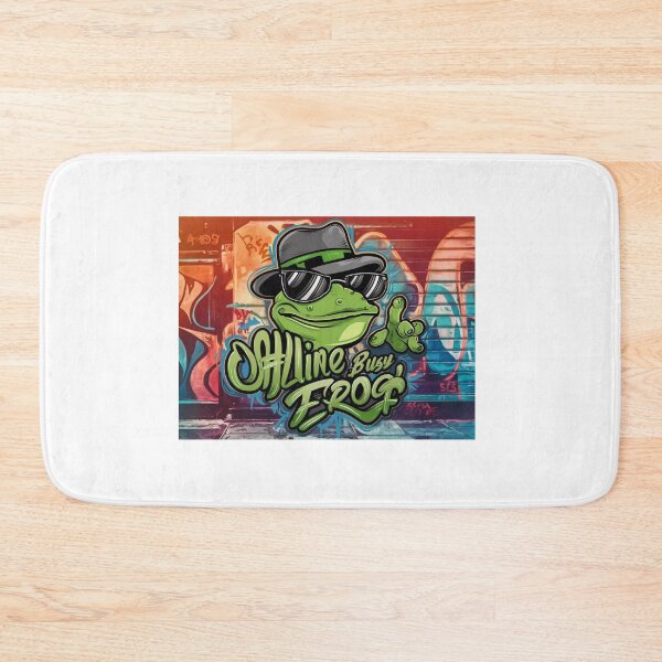 Item preview, OFFLINE BUSY FROG: Embrace the Digital Detox with a Quirky Twist designed and sold by Colorful-Garden.