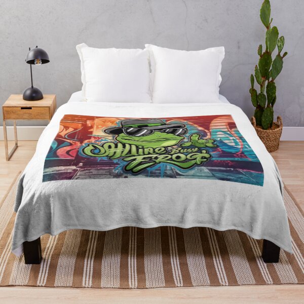 Item preview, OFFLINE BUSY FROG: Embrace the Digital Detox with a Quirky Twist designed and sold by Colorful-Garden.