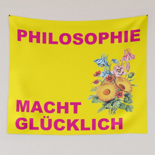Item preview, Philosophy makes you happy, wise quote designed and sold by Mauswohn.