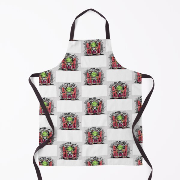 Item preview, OFFLINE BUSY FROG: Embrace the Digital Detox with a Quirky Twist designed and sold by Colorful-Garden.