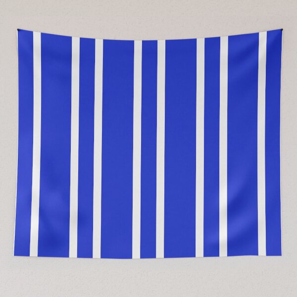 Item preview, blue white stripes / pin stripes designed and sold by Victoria Rose.