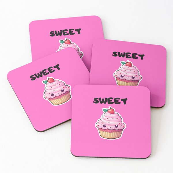Item preview, KAWAII STYLE MUFFIN WITH LETTERS THAT SAY SWEET designed and sold by lunacoco81.