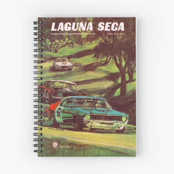 Item preview, Laguna Seca Racing Poster designed and sold by Road To Track.