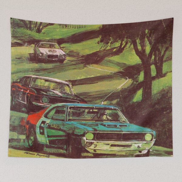 Item preview, Laguna Seca Racing Poster designed and sold by Road To Track.