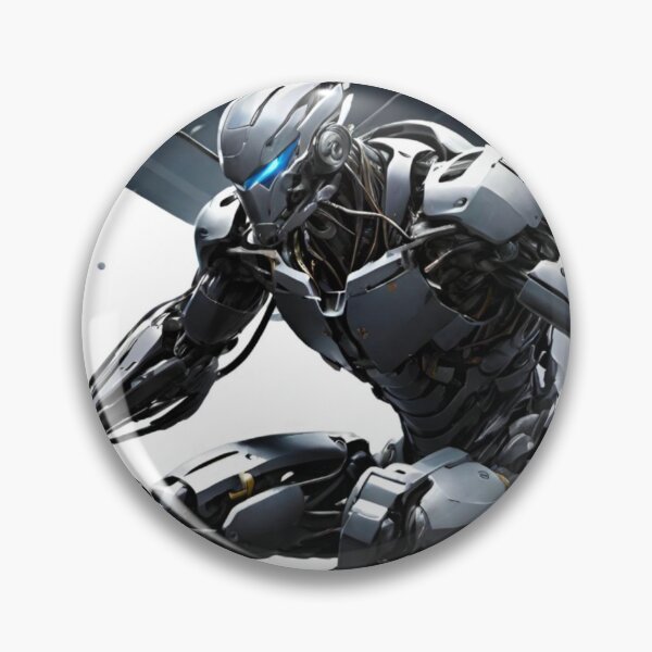 Item preview, Futuristic Robot in Warehouse Testing designed and sold by GrizzlyCollective.