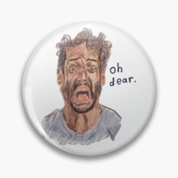 Item preview, Oh Dear. Distraught man - marker art  designed and sold by Dopamine Dumpster.