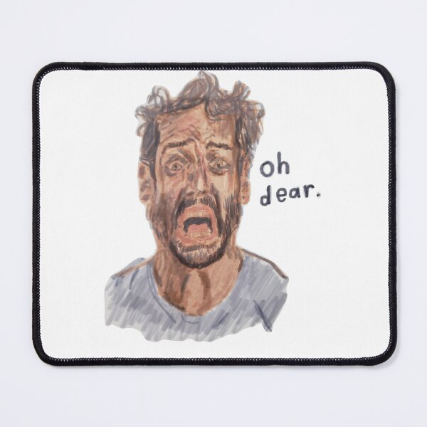 Item preview, Oh Dear. Distraught man - marker art designed and sold by Dopamine Dumpster.