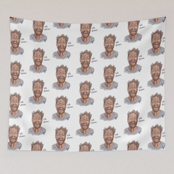 Item preview, Oh Dear. Distraught man - marker art  designed and sold by Dopamine Dumpster.