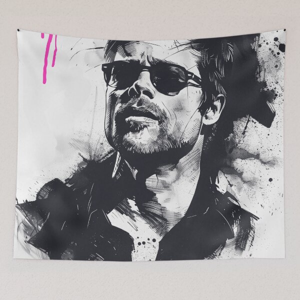 Item preview, Brad Pitt Fashion Portrait Design designed and sold by FPortraits.