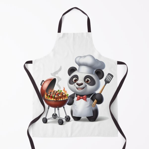 Item preview, Panda Gourmet: The Adorable Chef in a Professional Outfit designed and sold by daruneenok.