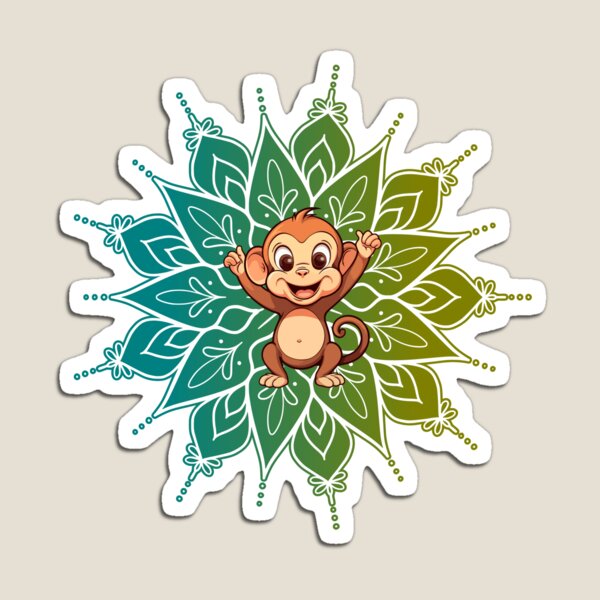 Item preview, Playful Baby Monkey designed and sold by Huluhub.