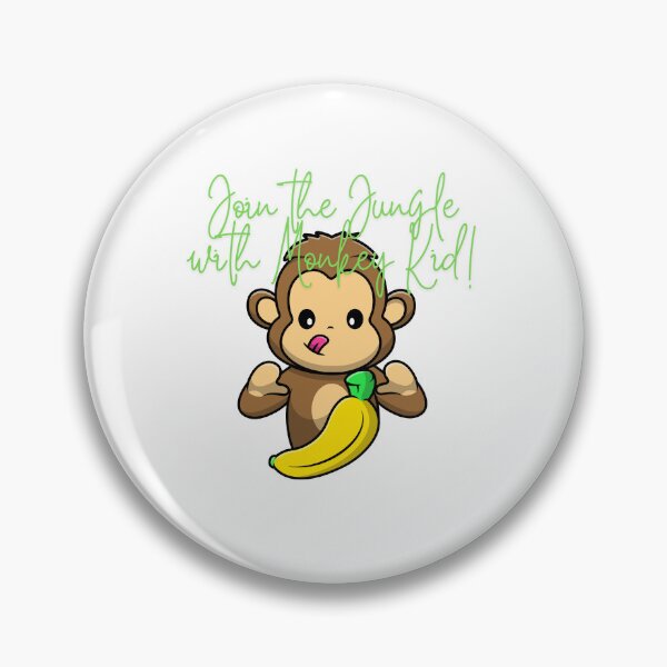 Item preview, Playful Baby Monkey designed and sold by Huluhub.