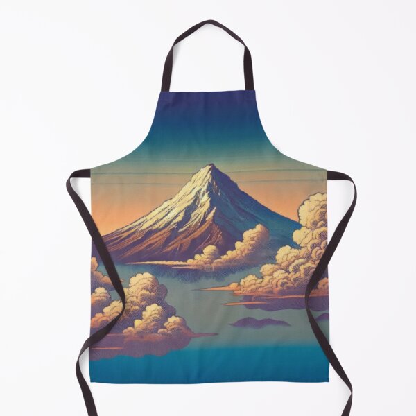 Item preview, Emerging From Where Sky and Lake Meet - A Contemporary Ukiyo-e Nature Landscape designed and sold by Kijiermono.