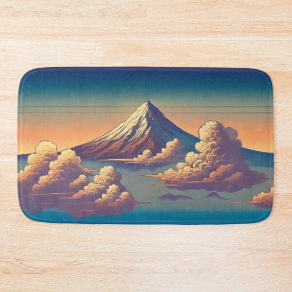 Item preview, Emerging From Where Sky and Lake Meet - A Contemporary Ukiyo-e Nature Landscape designed and sold by Kijiermono.