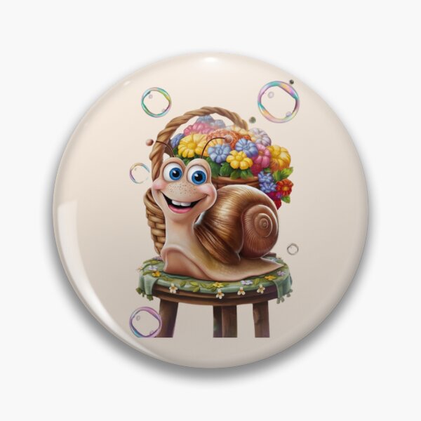 Item preview, Happy snail in my garden designed and sold by AldeaPod.