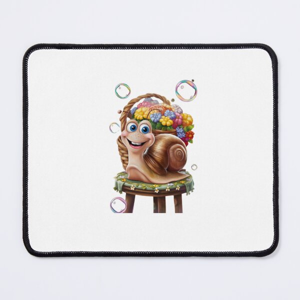 Item preview, Happy snail in my garden designed and sold by AldeaPod.