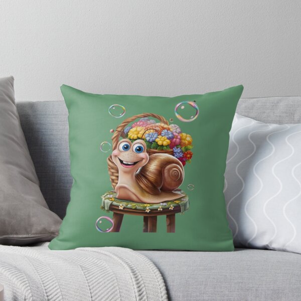 Item preview, Happy snail in my garden designed and sold by AldeaPod.
