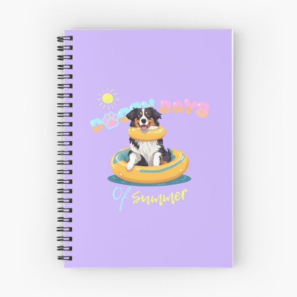 Item preview, Doggy Days of summer aesthetic summer vacation australian shepherd dog in a swimming ring  designed and sold by GoodyPaws.