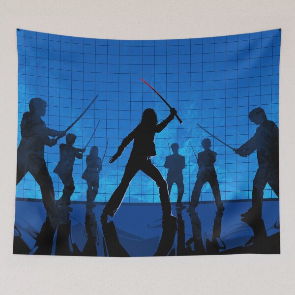 Item preview, Kill Bill Blue Fight designed and sold by Nikita Abakumov.