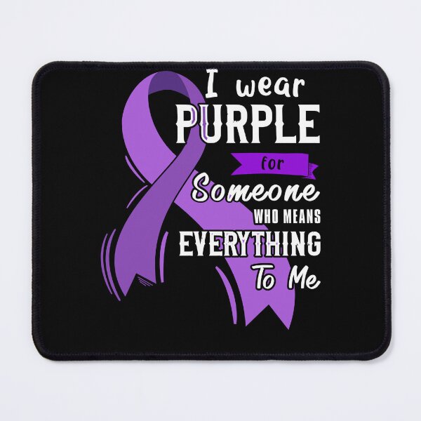 Item preview, I Wear Purple For Somone Who Mean Everything To Me - Awareness Gift For Epilepsy Survivor designed and sold by CORJIDOG-ART.