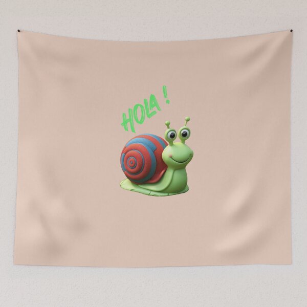 Item preview, Snails says "Hola!" designed and sold by AldeaPod.