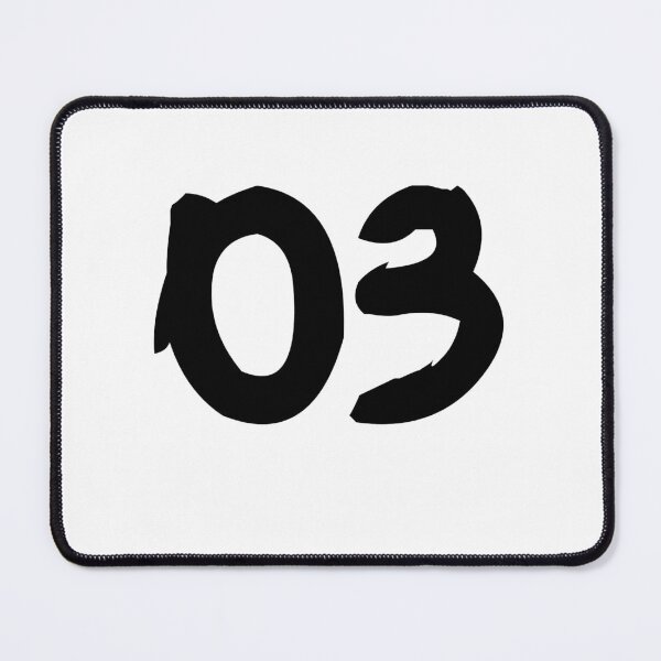 Item preview, 03, three, black, ninja  designed and sold by Numbers-Art.