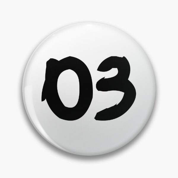 Item preview, 03, three, black, ninja  designed and sold by Numbers-Art.