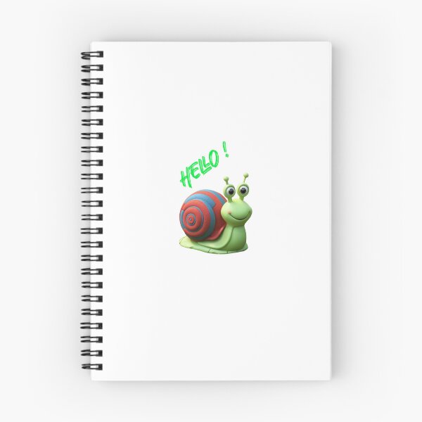Item preview, Snail says "Hello!" designed and sold by AldeaPod.