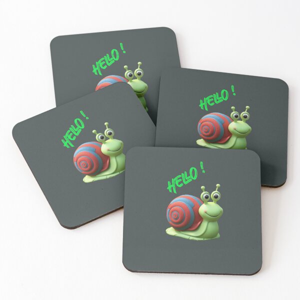 Item preview, Snail says "Hello!" designed and sold by AldeaPod.