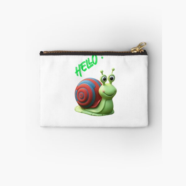 Item preview, Snail says "Hello!" designed and sold by AldeaPod.