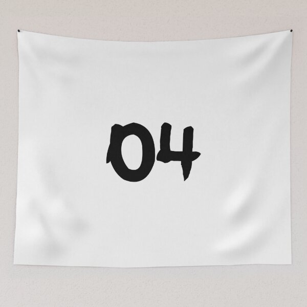 Item preview, 04, four, black, ninja  designed and sold by Numbers-Art.