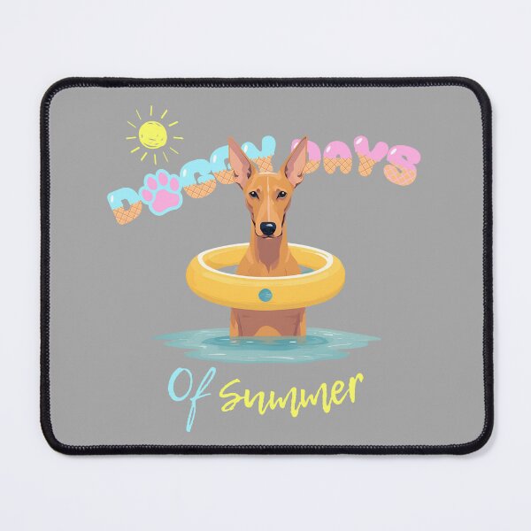 Item preview, Doggy Days of summer aesthetic summer vacation ibizan hound dog in a swimming ring designed and sold by GoodyPaws.